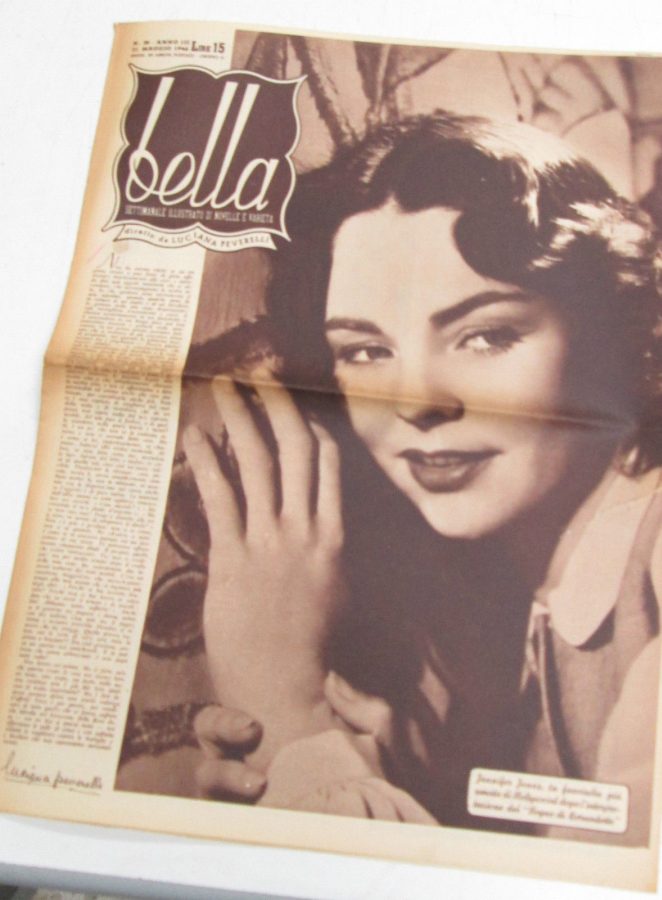 BELLA magazine side cover Issue 20 21 May 1946