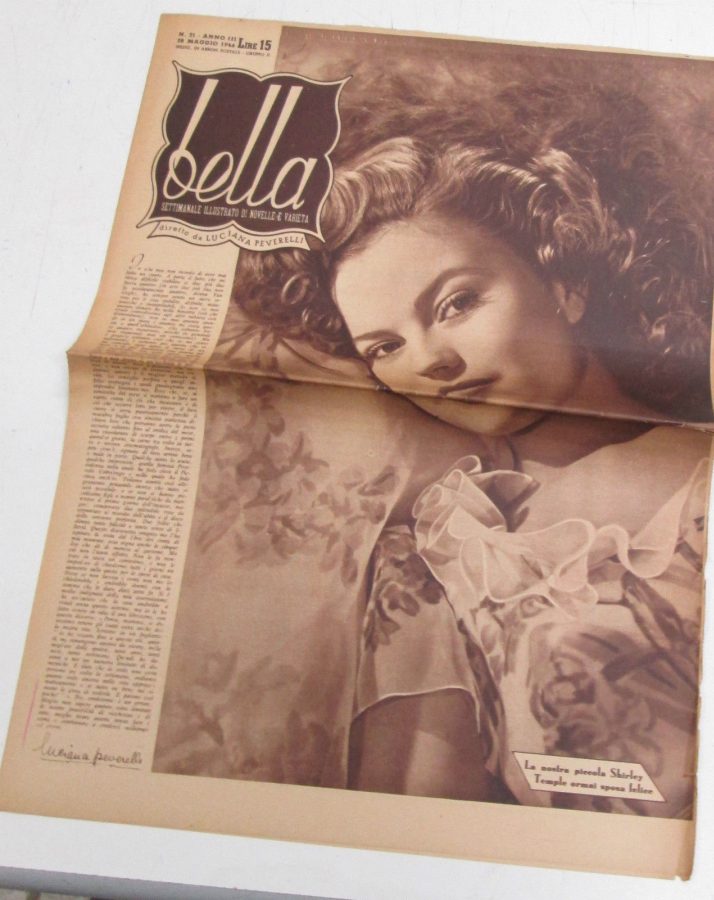 BELLA magazine side cover Issue 21 28 May 1946