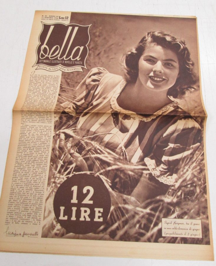 BELLA magazine side cover Issue 23 11 June 1946