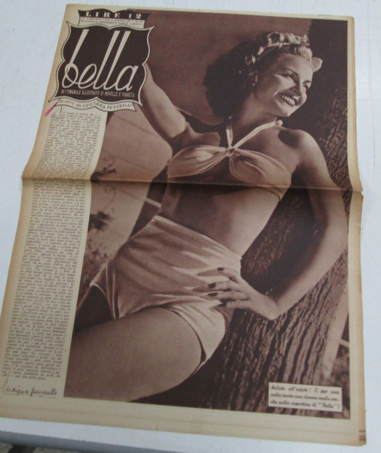 BELLA magazine side cover Issue 25 25 June 1946