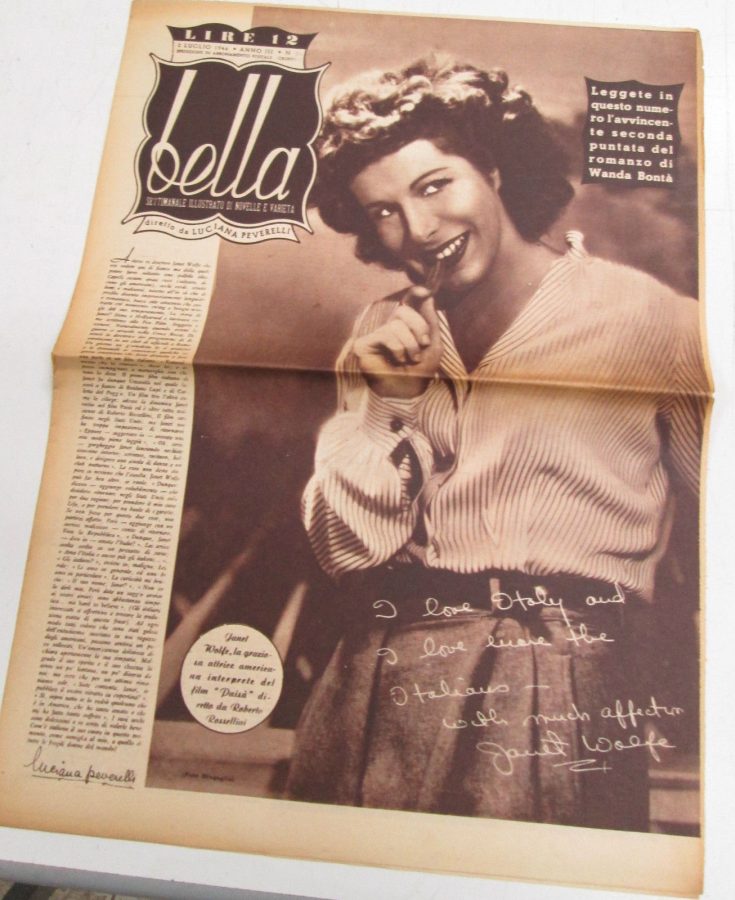 BELLA magazine side cover Issue 26 2 July 1946