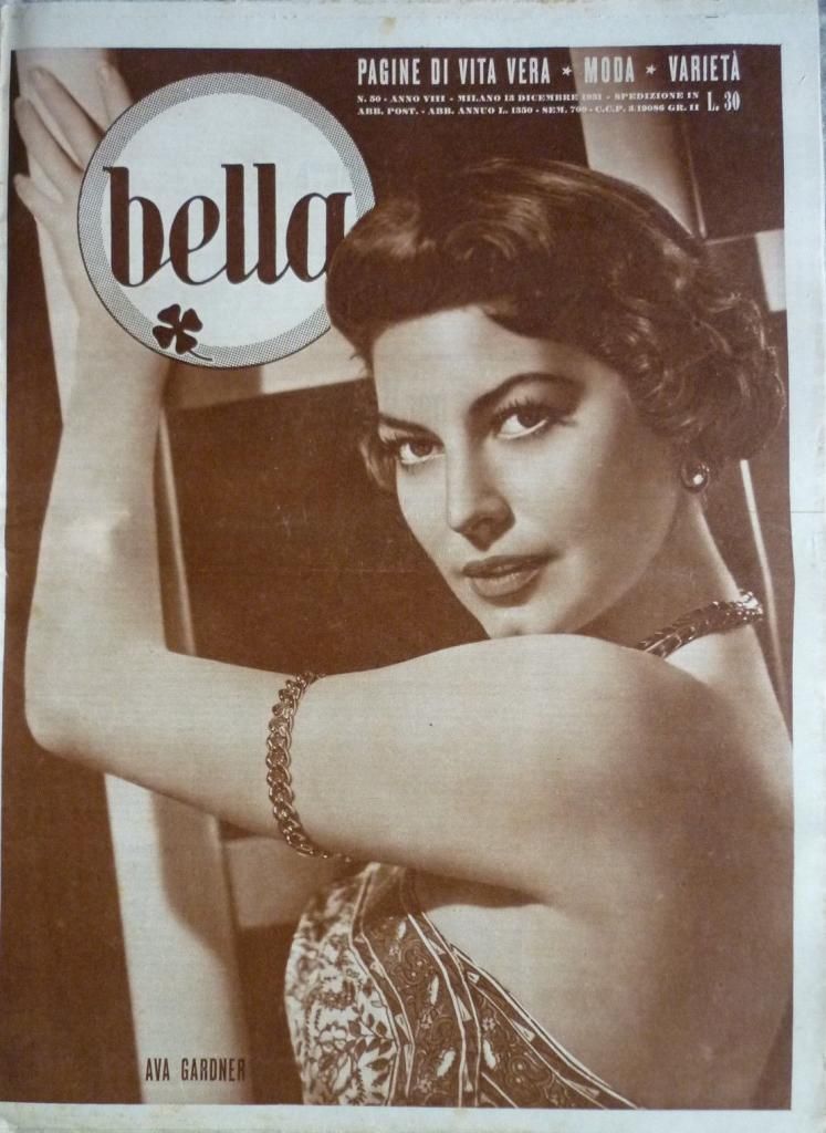 BELLA magazine side cover Issue 50 13 December 1951
