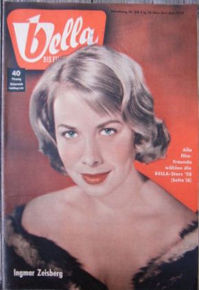 BELLA (De) magazine side cover Issue 24  1957