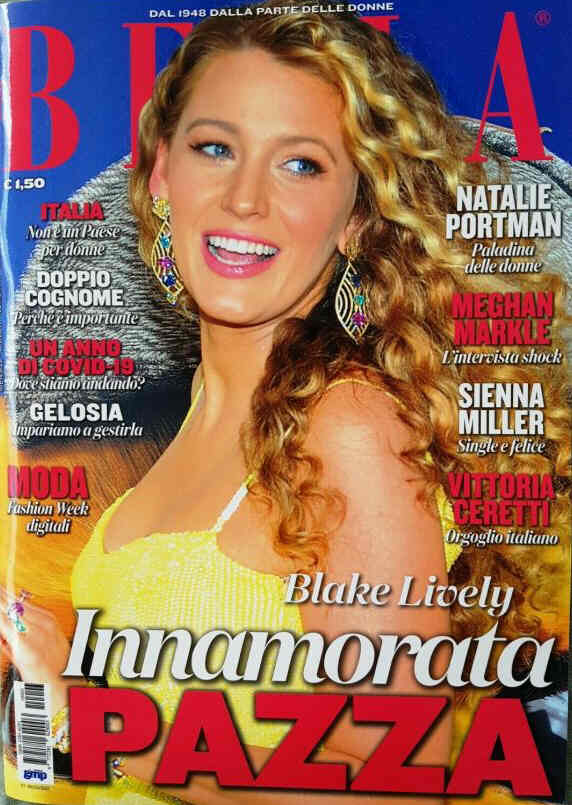 BELLA magazine side cover  April 2021