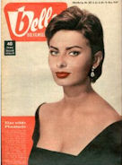 BELLA (De) magazine side cover December 1957