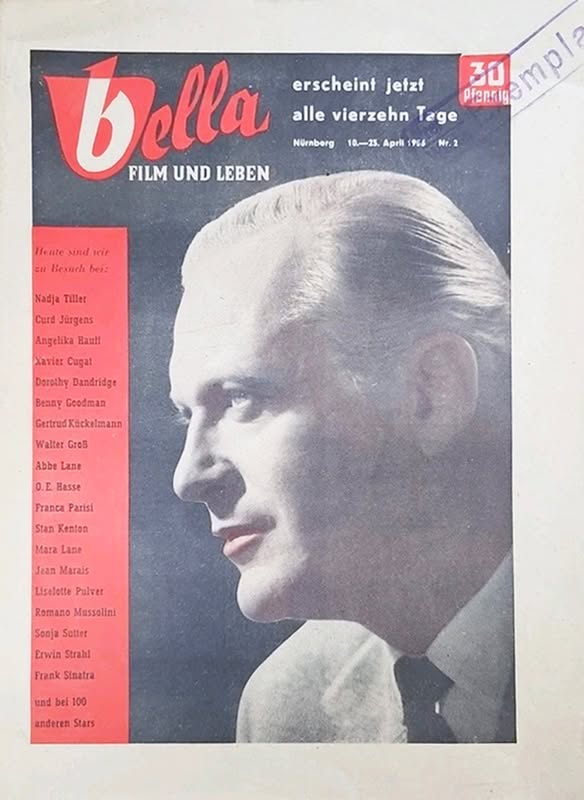 BELLA (De) magazine cover Issue 2 10 April 1956
