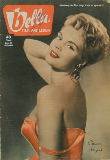 BELLA (De) magazine side cover Issue 8 8 April 1957