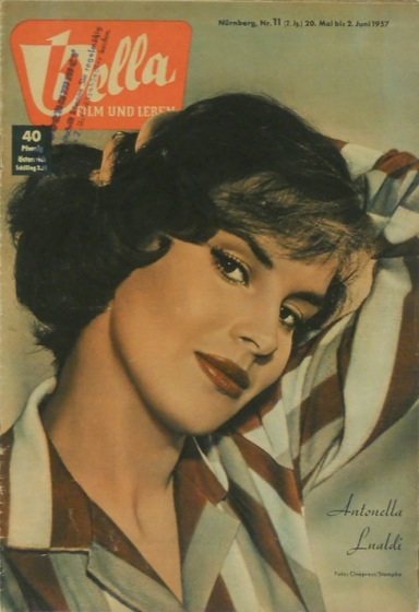 BELLA (De) magazine side cover Issue 11 20 May 1957