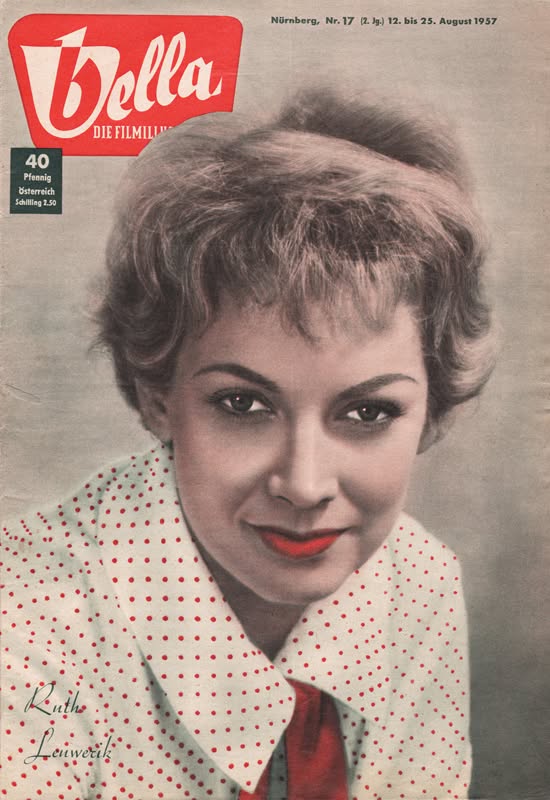 BELLA (De) magazine side cover Issue 17 12 August 1957