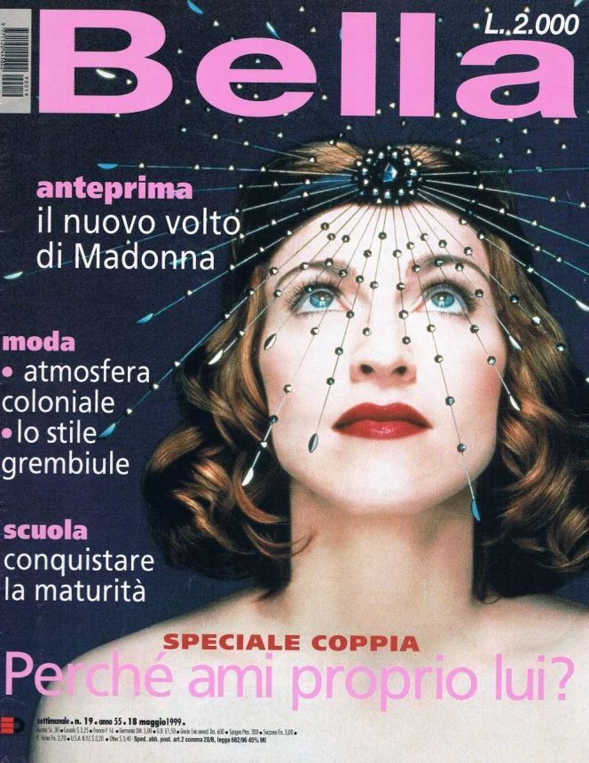 BELLA magazine side cover 18 May 1999