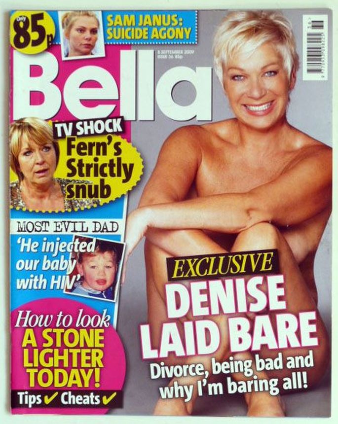 BELLA UK magazine side cover 8 September 2009