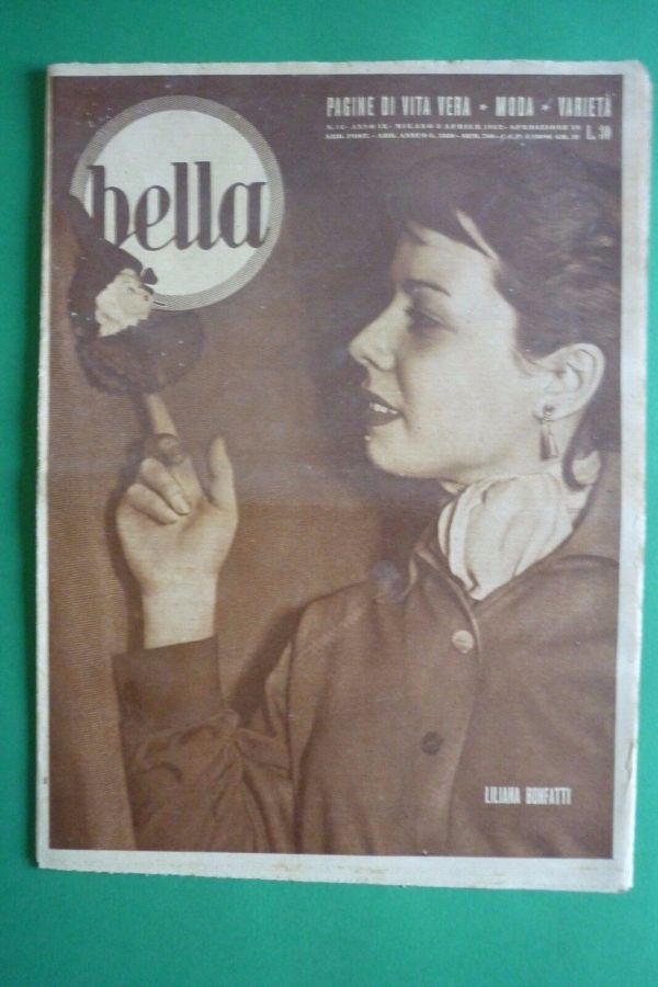 BELLA magazine side cover Issue 14 3 April 1952