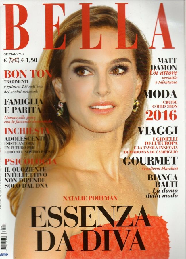 BELLA magazine side cover  January 2016