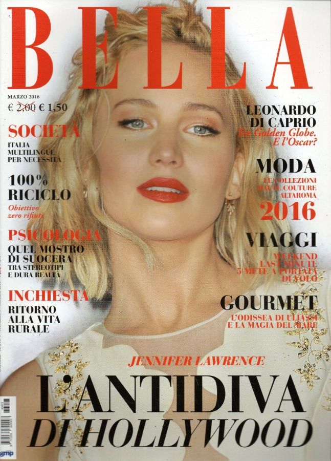 BELLA magazine side cover  March 2016