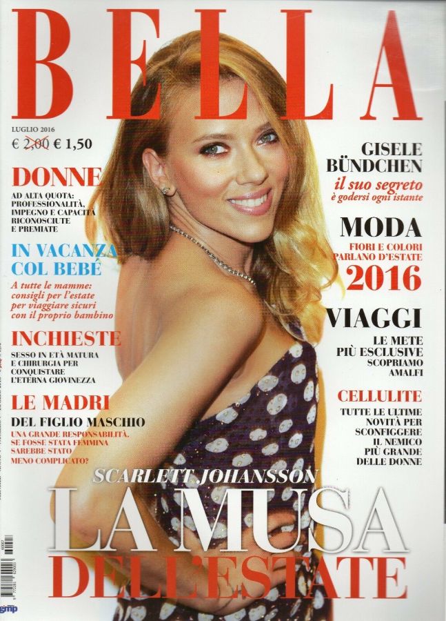 BELLA magazine side cover  July 2016