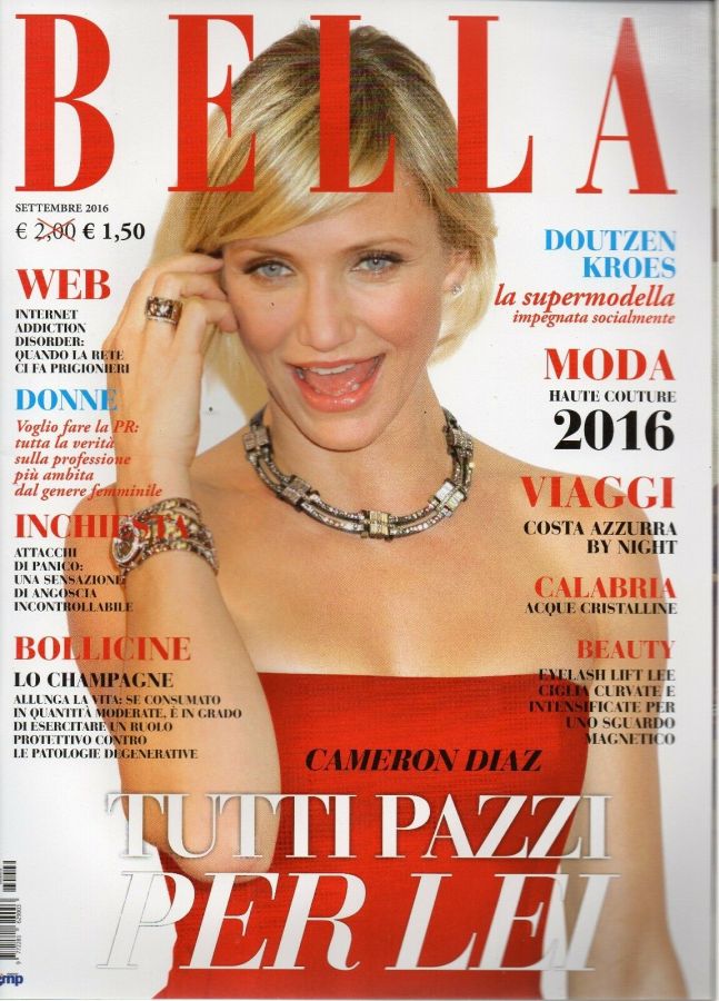 BELLA magazine side cover  September 2016
