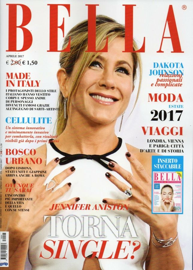 BELLA magazine side cover  April 2017
