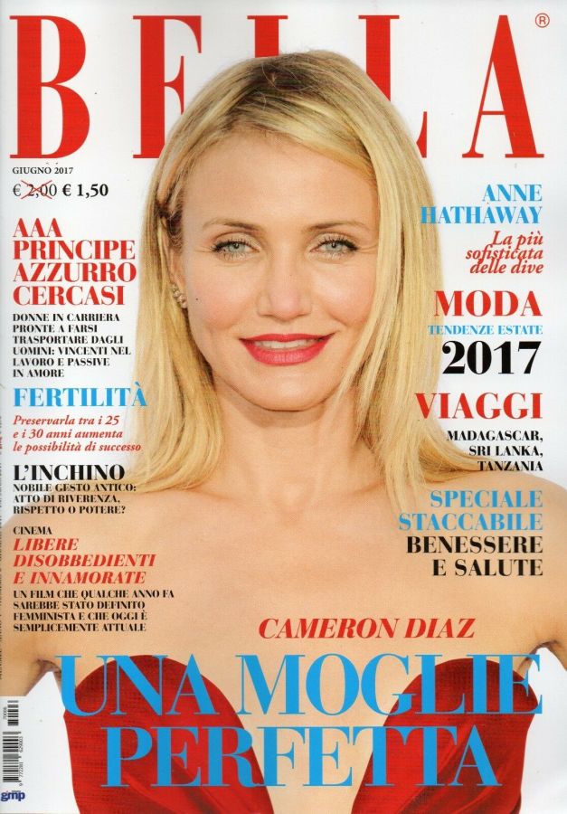 BELLA magazine side cover  June 2017