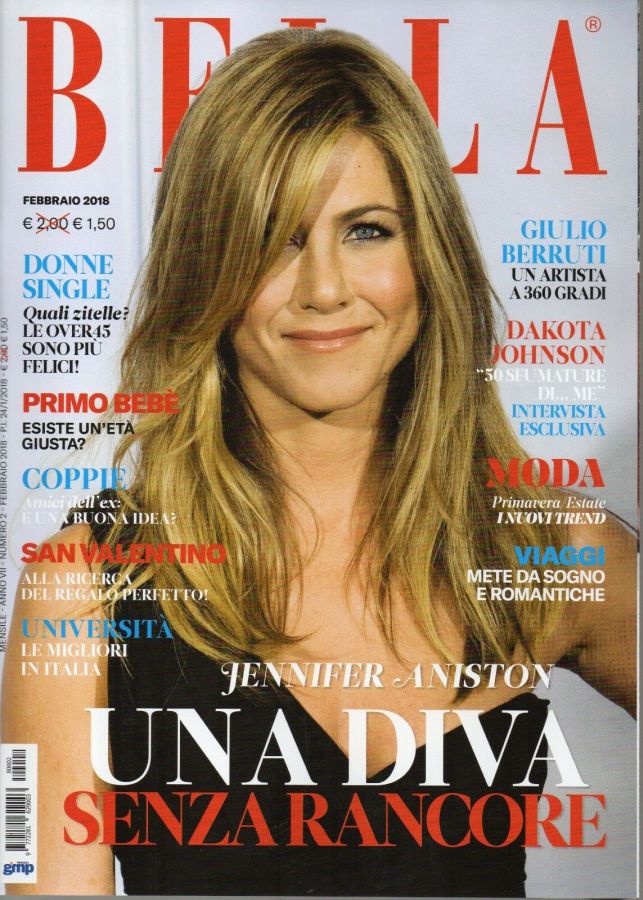 BELLA magazine side cover  February 2018