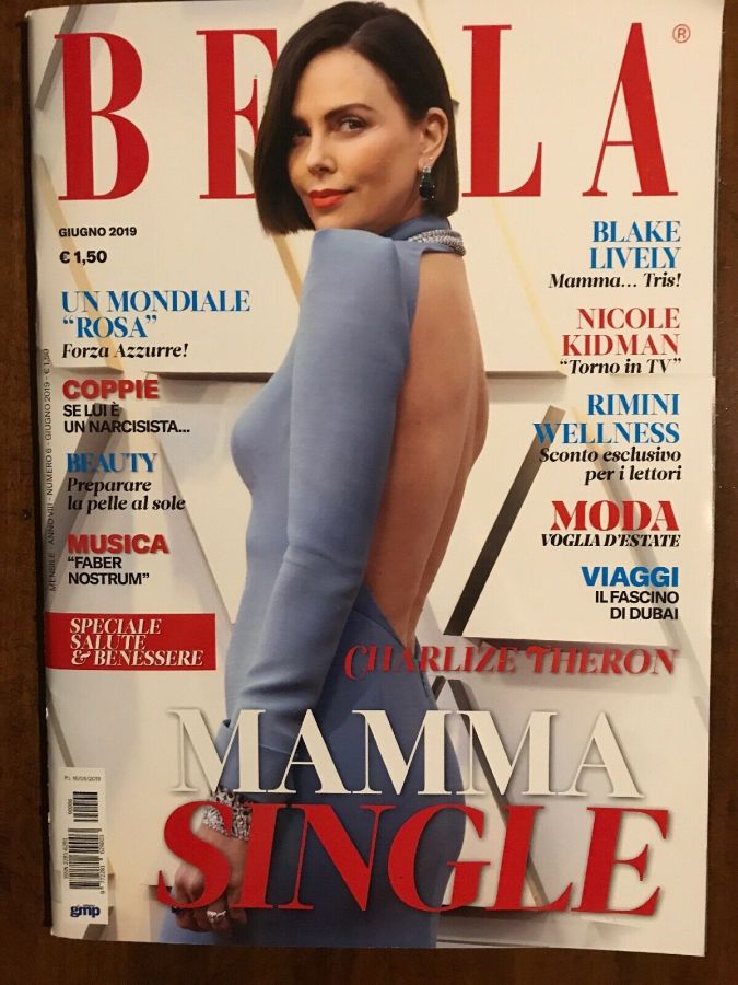 BELLA magazine side cover  June 2019