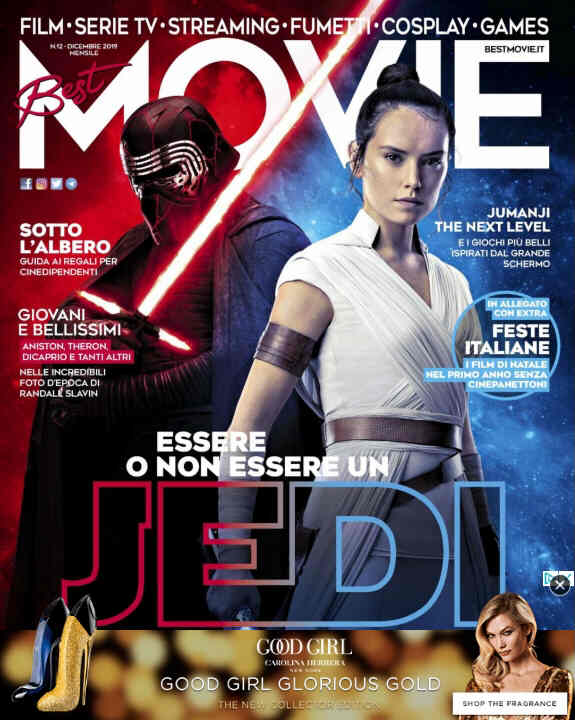 BEST MOVIE magazine cover  December 2019