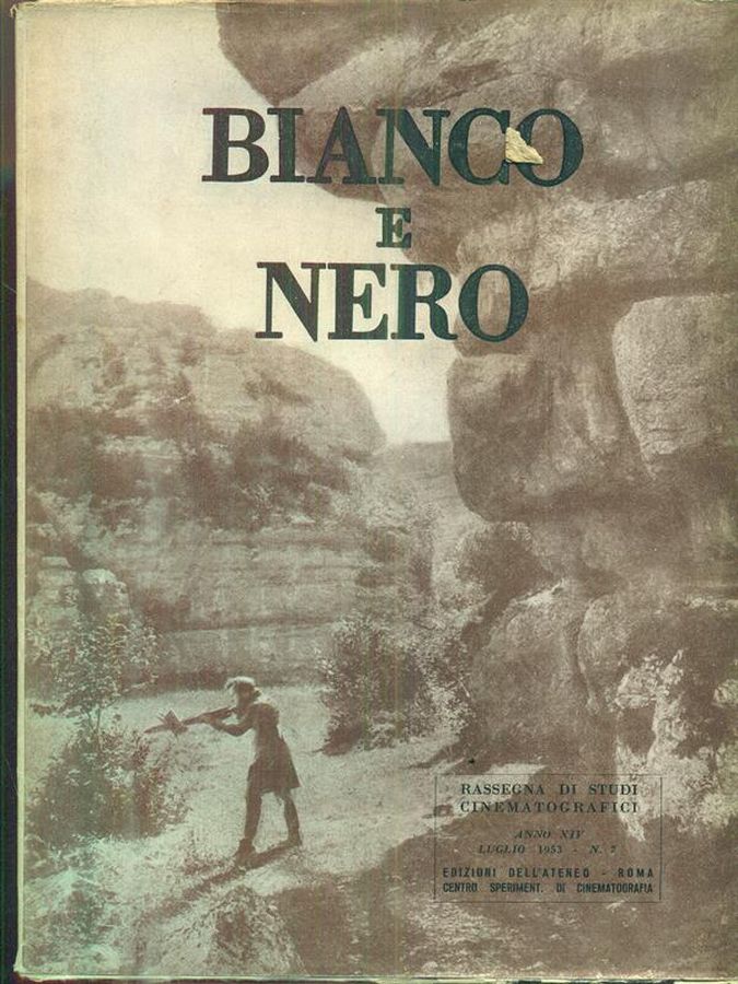BIANCO E NERO magazine side cover Issue 7  July 1953