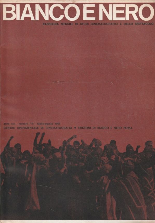 BIANCO E NERO magazine side cover  July/August 1969