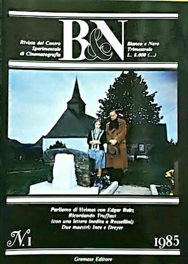 BIANCO E NERO magazine side cover  January/March 1985
