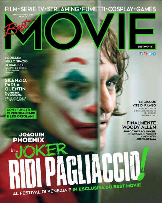 BEST MOVIE magazine cover  September 2019