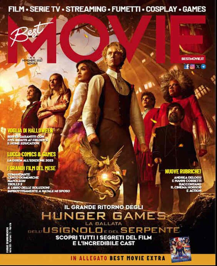 BEST MOVIE magazine cover  November 2023