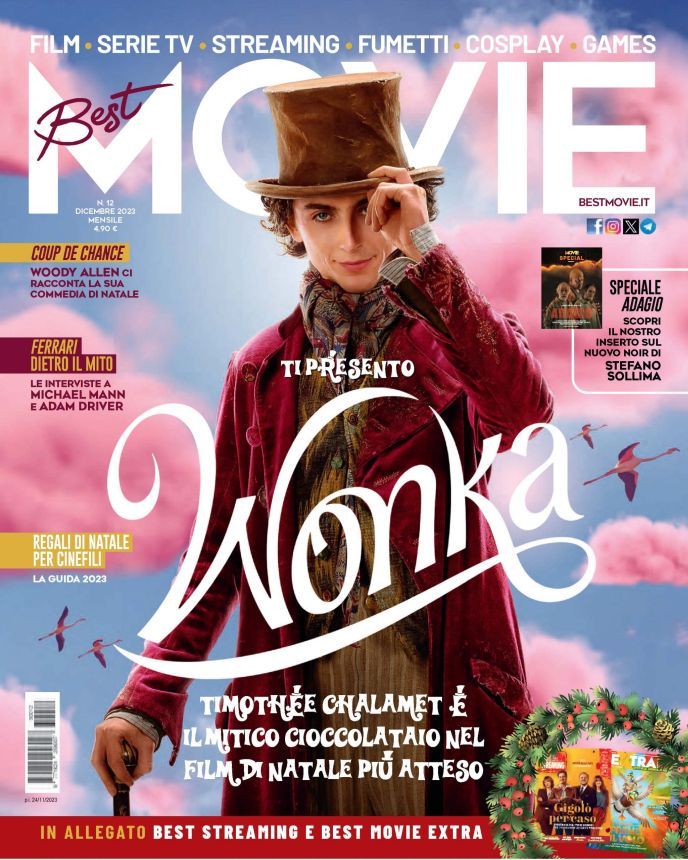 BEST MOVIE magazine cover  December 2023