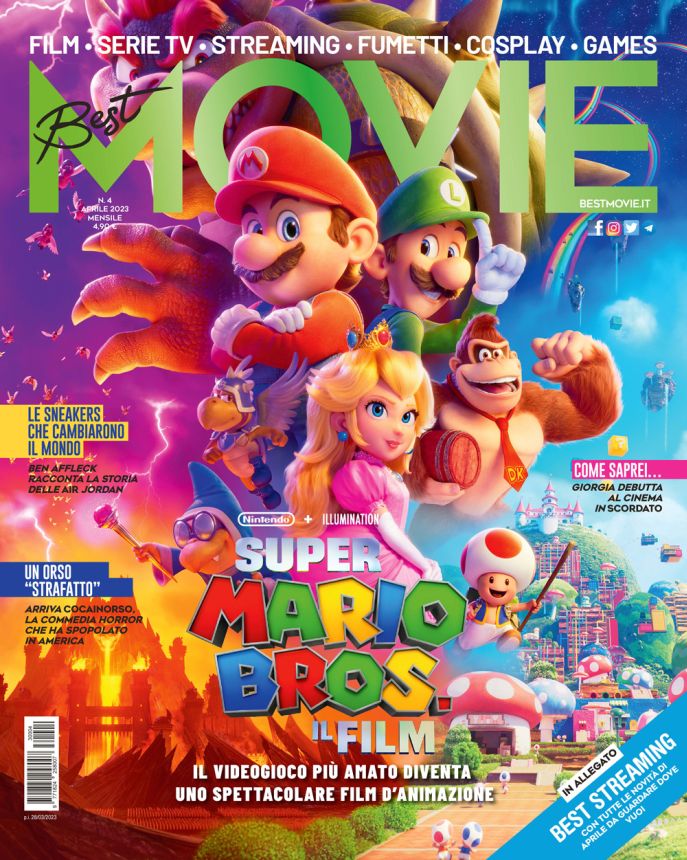 BEST MOVIE magazine cover  April 2023