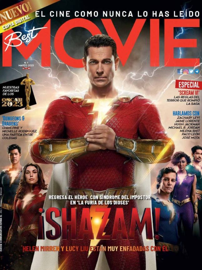 BEST MOVIE SPAIN magazine side cover  March 2023