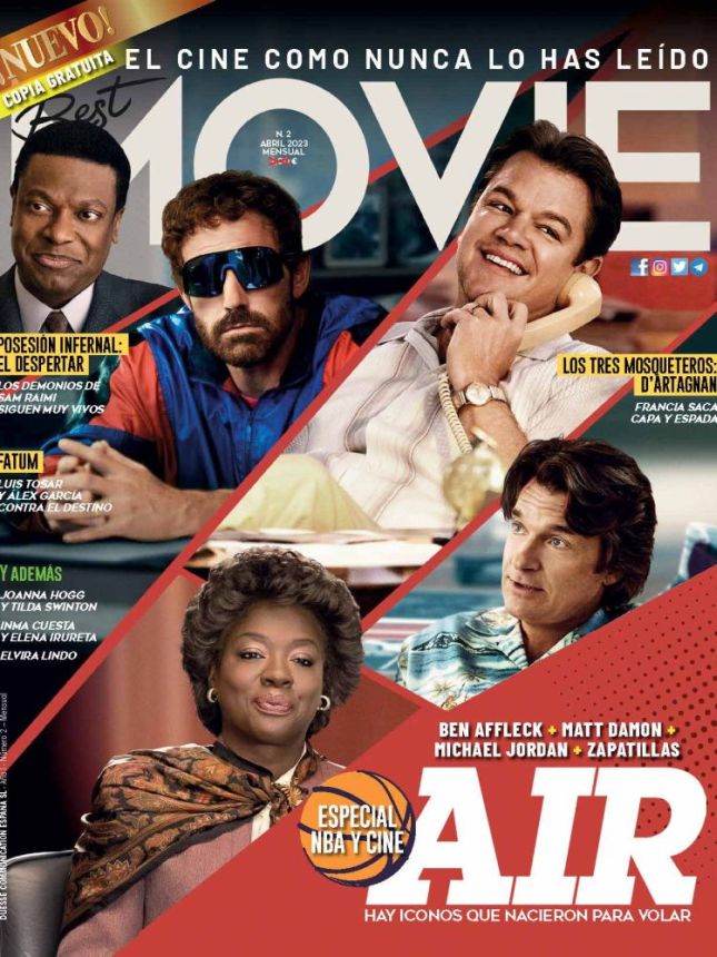 BEST MOVIE SPAIN magazine side cover  April 2023