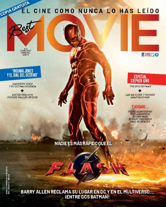 BEST MOVIE SPAIN magazine side cover  June 2023