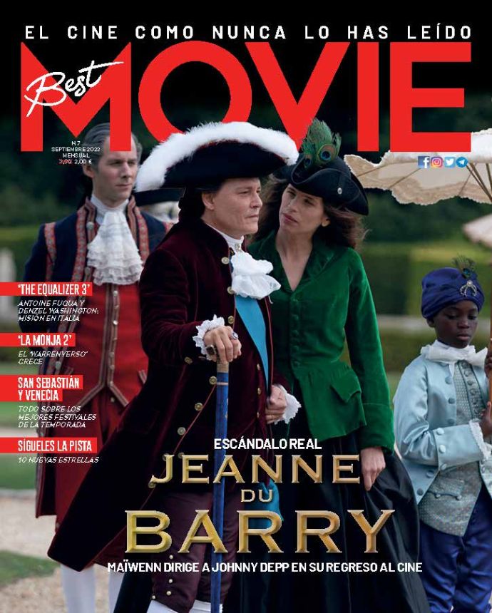 BEST MOVIE SPAIN magazine side cover  September 2023