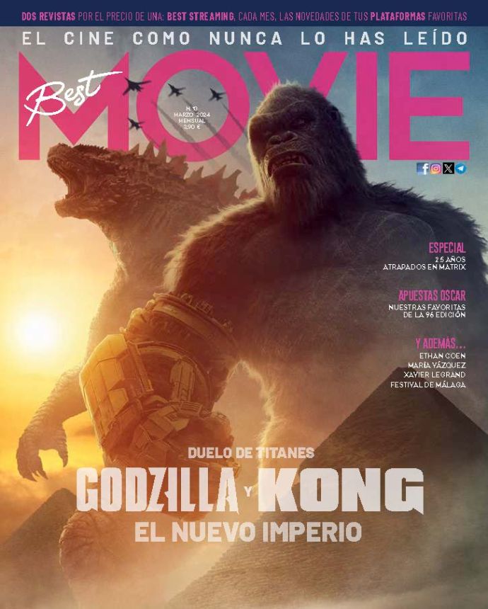 BEST MOVIE SPAIN magazine side cover  March 2024