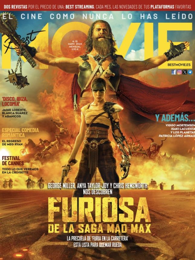 BEST MOVIE SPAIN magazine side cover  May 2024