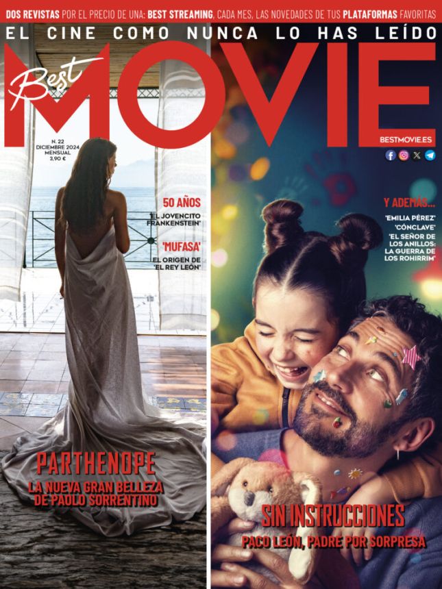 BEST MOVIE SPAIN magazine side cover  December 2024