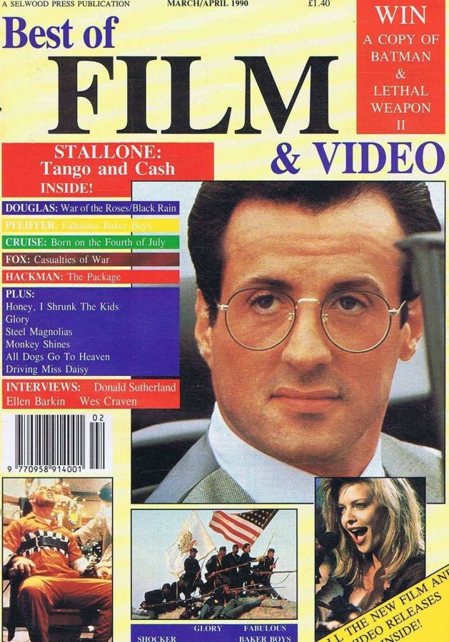BEST OF FILM AND VIDEO magazine side cover Issue 1 March 1990