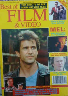BEST OF FILM AND VIDEO magazine side cover December 1990