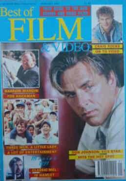 BEST OF FILM AND VIDEO magazine side cover January 1991