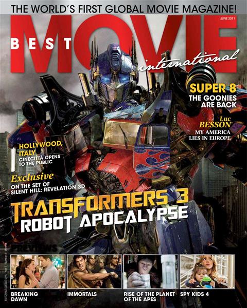 BEST MOVIE INTERNATIONAL magazine side cover Issue 4 June 2011