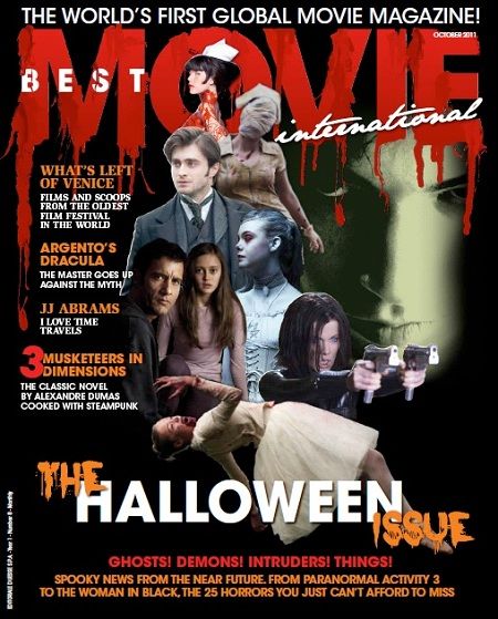 BEST MOVIE INTERNATIONAL magazine side cover Issue 8 October 2011