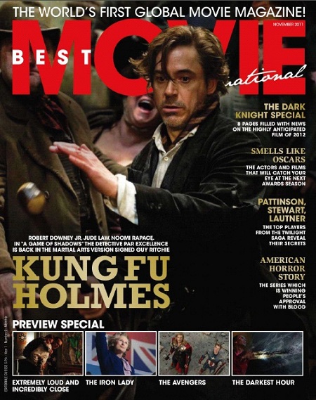 BEST MOVIE INTERNATIONAL magazine side cover Issue 9 November 2011