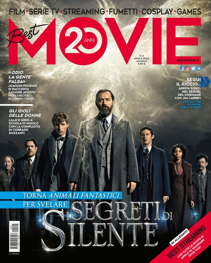 BEST MOVIE magazine cover  April 2022