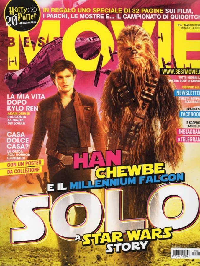 BEST MOVIE magazine cover  May 2018