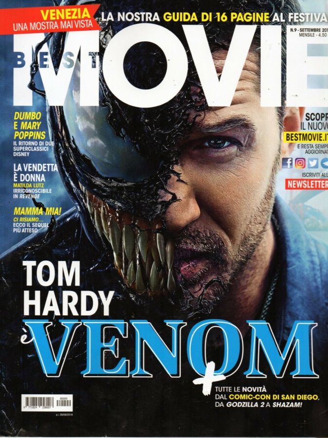 BEST MOVIE magazine cover  September 2018