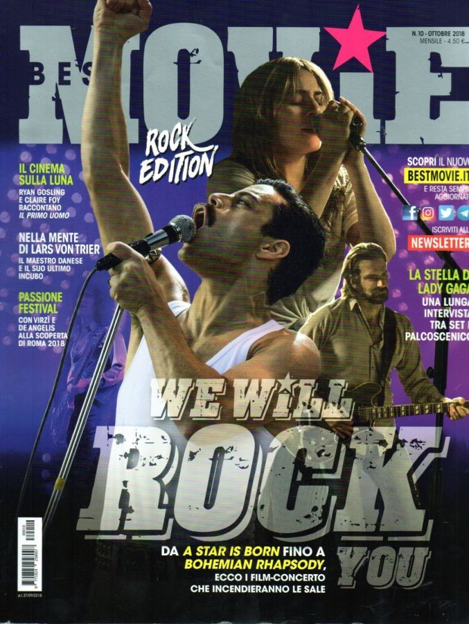 BEST MOVIE magazine cover  October 2018