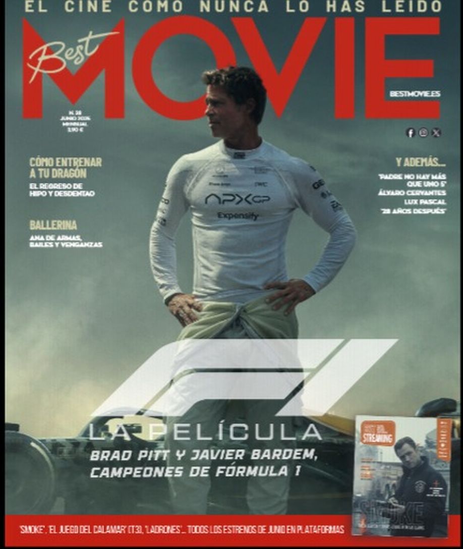 BEST MOVIE SPAIN magazine side cover Issue 28  June 2025